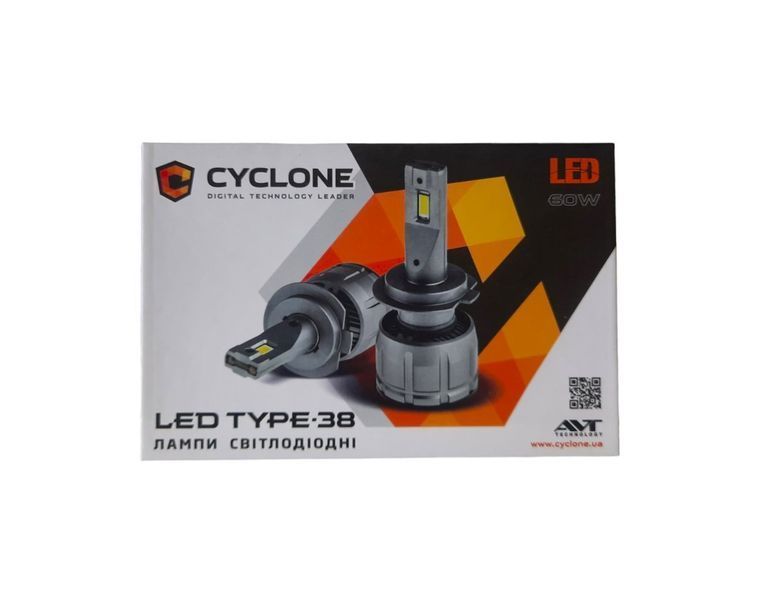 Світлодіодні лампи H1 Cyclone type38/LED/12V/60W/14000Lm/6000K H1 type 38 фото