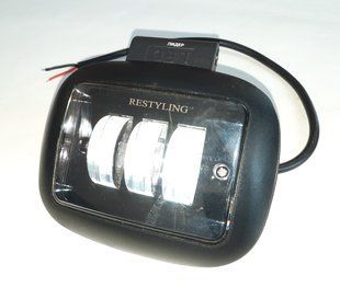 Фари LED ближній/дальній 45W/9-32V/3LED 99 66B біла/жовта RESTYLING 9966-45B перевернута W/Y фото