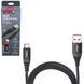 Кабель для заряджання телефону CC-4202M BK USB-MicroUSB 3А, 2м (швидка зарядка/передача даних) CC-4202M BK фото
