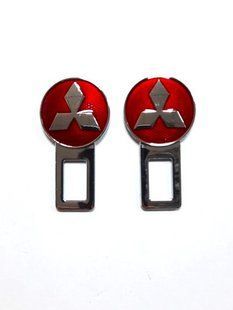 Обманки ремня безопасности Mitsubishi красные (2шт) Mitsubishi червоні (100) фото