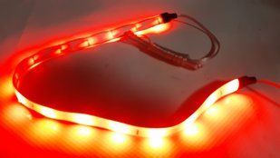 Підсвітка гнучка KL-15 15LEDх30 см Red KL-15 30см Red (100) фото