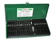 Набір біт 4-12 мм, Т20-Т55, М5-М12"30, 75 мм"3/8DR і 1/2"DR,40 Предм. HANS(06040) 06040 (12) фото
