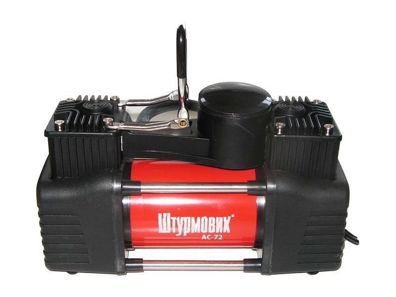 Компресор Штурмовик AC-72 150psi/25Amp/60л/шл/клеми/2цил AC-72 (4) фото