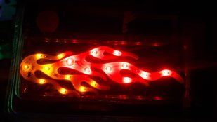 Підсвітка 4090 LED-полум'я Red/Yellow 12V KL-4090 фото