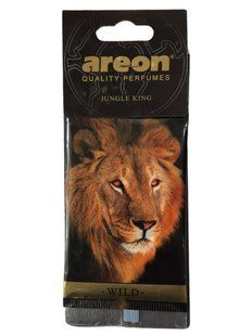 Освіжувач салону на дзеркало AREON WILD (Jungle king) AREON звірята фото