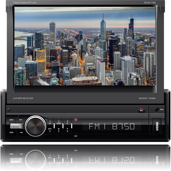 Автомагнитола SHUTTLE SDUM-7060 Black/Multicolor BT MP3/SD/USB/FM SDUM-7060 Black/Multic BT фото