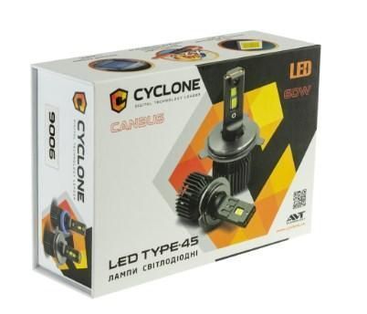 Світлодіодні лампи H4 Cyclone type45/LED/12V/60W/12000Lm/6000K H4 type 45 фото