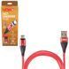 Кабель магнітний VP-6101C RD USB-TypeC 3А, 1m, red (швидка зарядка/передача даних) VP-6101C RD фото