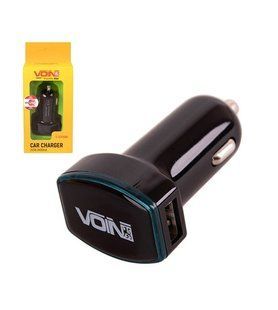 Зарядний пристрій 2USB C-2026BK 12-24V/5V/2.4A VOIN C-2026BK фото