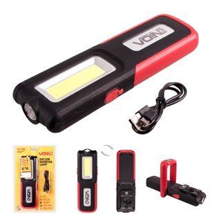 Переносна лампа "VOIN" VL-109 5W-COB+3W XPE/Power Bank 2000mAh/магніт/інд. заряда VL-109 фото