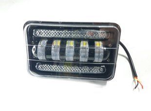 Фари LED + ходовий вогонь 75W 9-32V 5LED W-0175 W-0175+ DRL фото